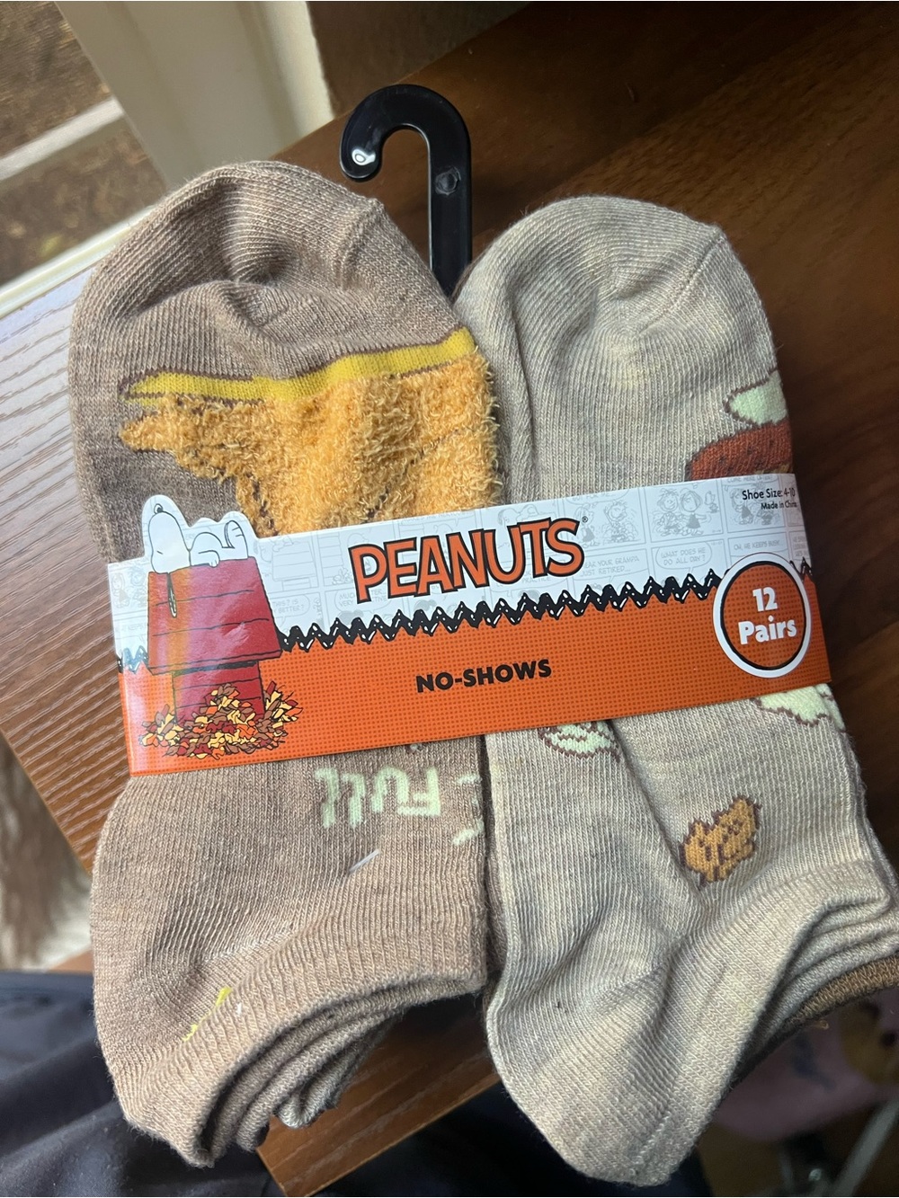 NEW Peanuts No-Show Fall Themed Socks - 12 Different Designs